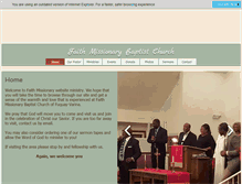 Tablet Screenshot of faithmissionarync.com